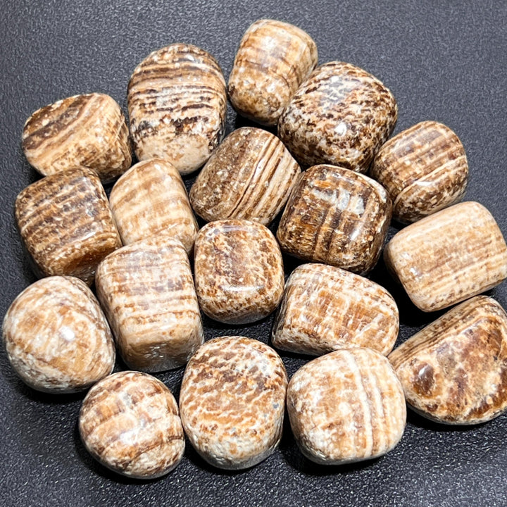 Banded Aragonite Tumbled Stones (By The Piece Or Pound)