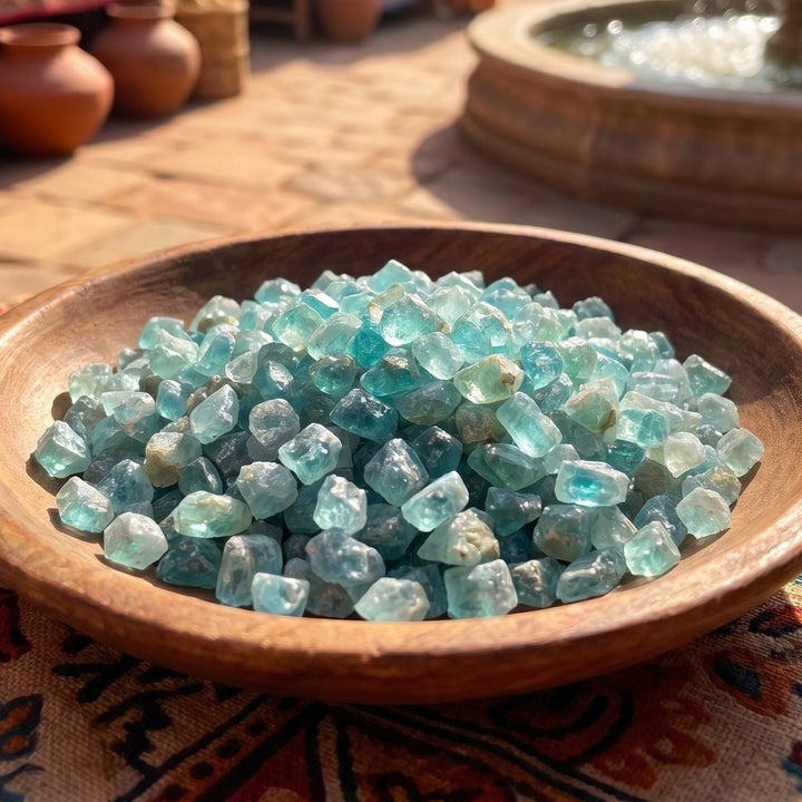 Small Apatite Rough Raw Crystal Chips (UV Reactive)(By The Ounce or Pound)
