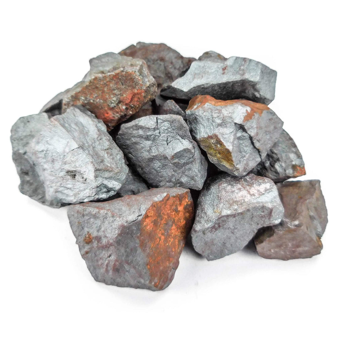 Rough Raw Hematite Stones (1/2 lb) 8 oz Bulk Wholesale Lot Half Pound Specularite Healing Crystals And Stones
