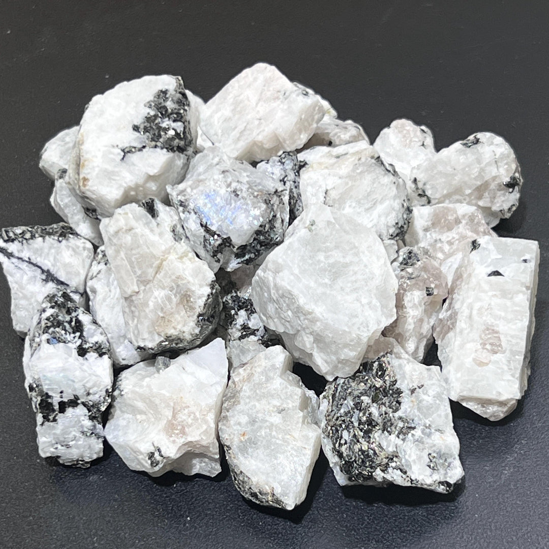 Rainbow Moonstone Rough Stones (By The Piece or Pound)