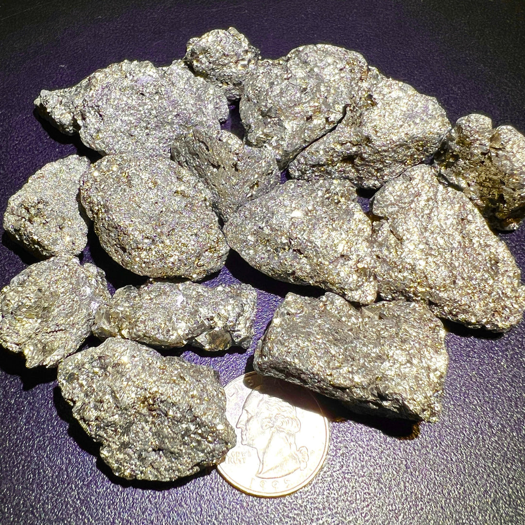 Iron Pyrite Rough Raw Crystal Nuggets: Fools Gold, Druzy Stone (By The Piece or Pound)