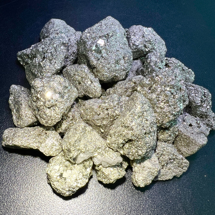 Iron Pyrite Rough (1 Kilo)(2.2 LBs) Wholesale Bulk Lot Raw Fools Gold Nugget Crystal Druzy Natural Gemstones
