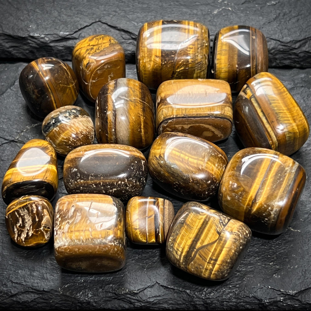 Tigers Eye Tumbled Stones (By The Piece or Pound)