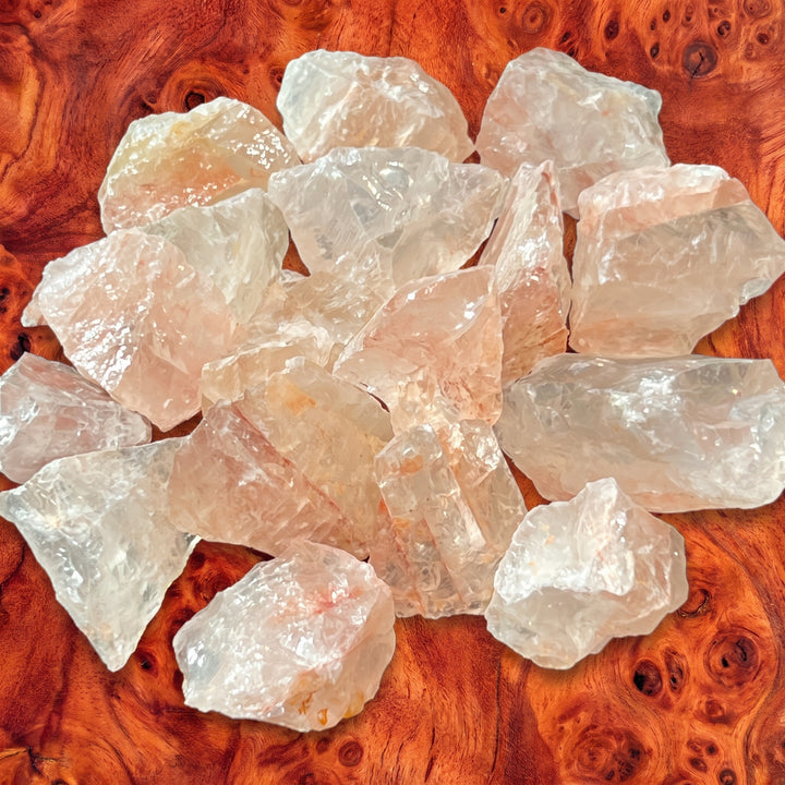 Fire Quartz Crystal Rough Raw Stones (By The Piece or Pound)