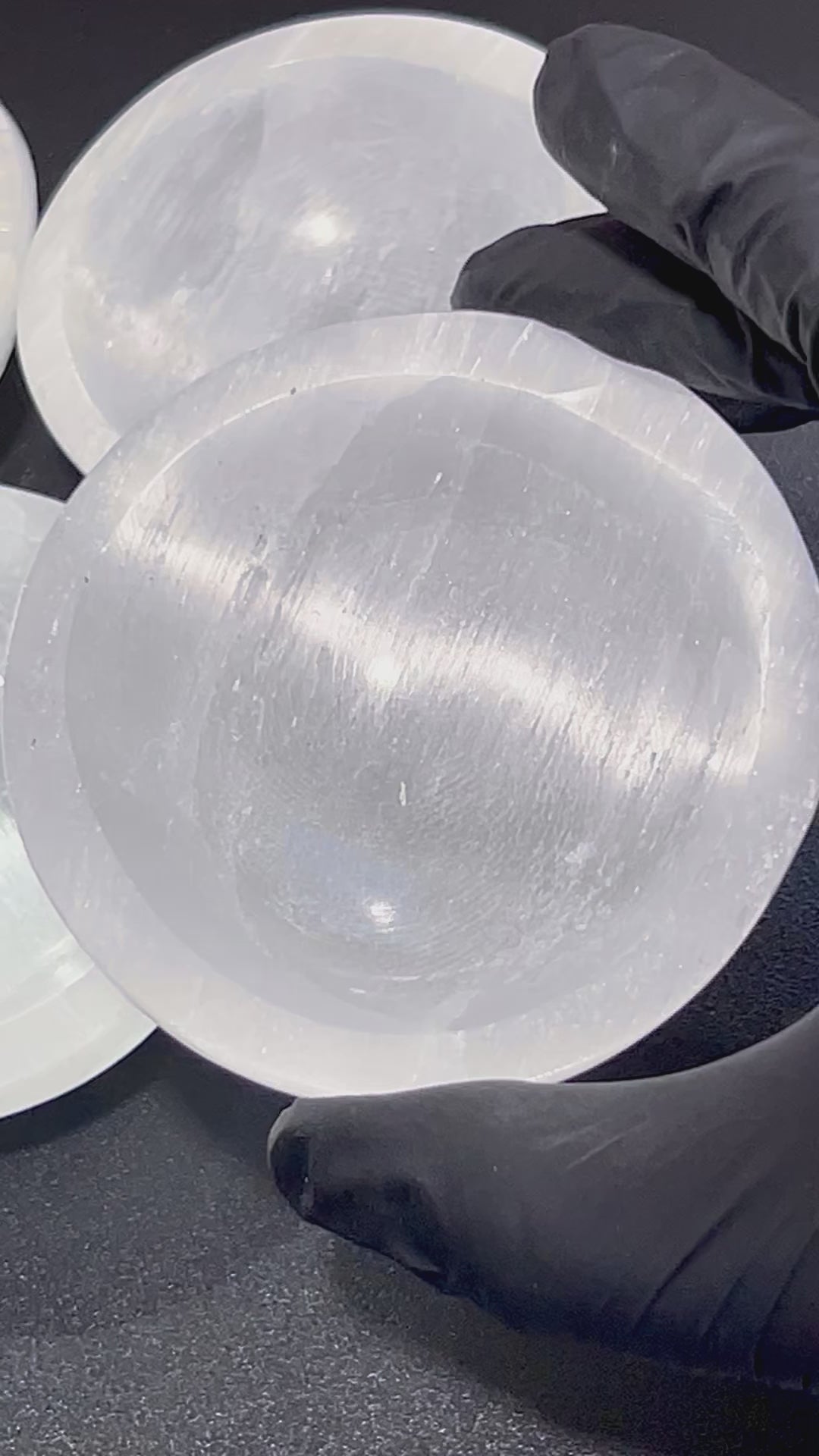 Selenite Crystal Bowl (8cm)(3 Inches) Gemstone Decor Wholesale Supply