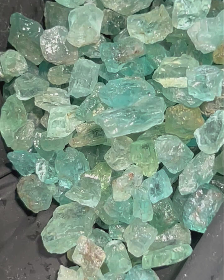 Small Apatite Rough Raw Crystal Chips (By The Ounce or Pound)
