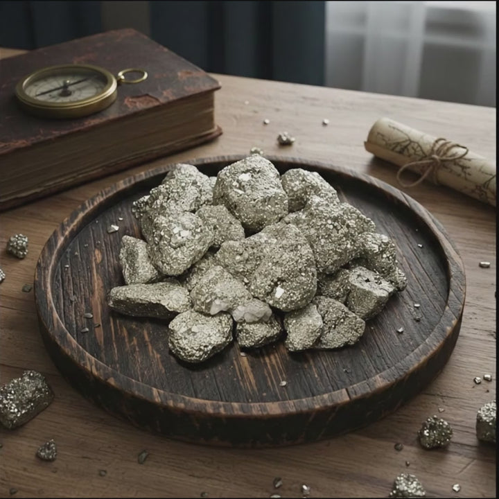 Iron Pyrite Rough Raw Crystal Nuggets: Fools Gold, Druzy Stone (By The Piece or Pound)