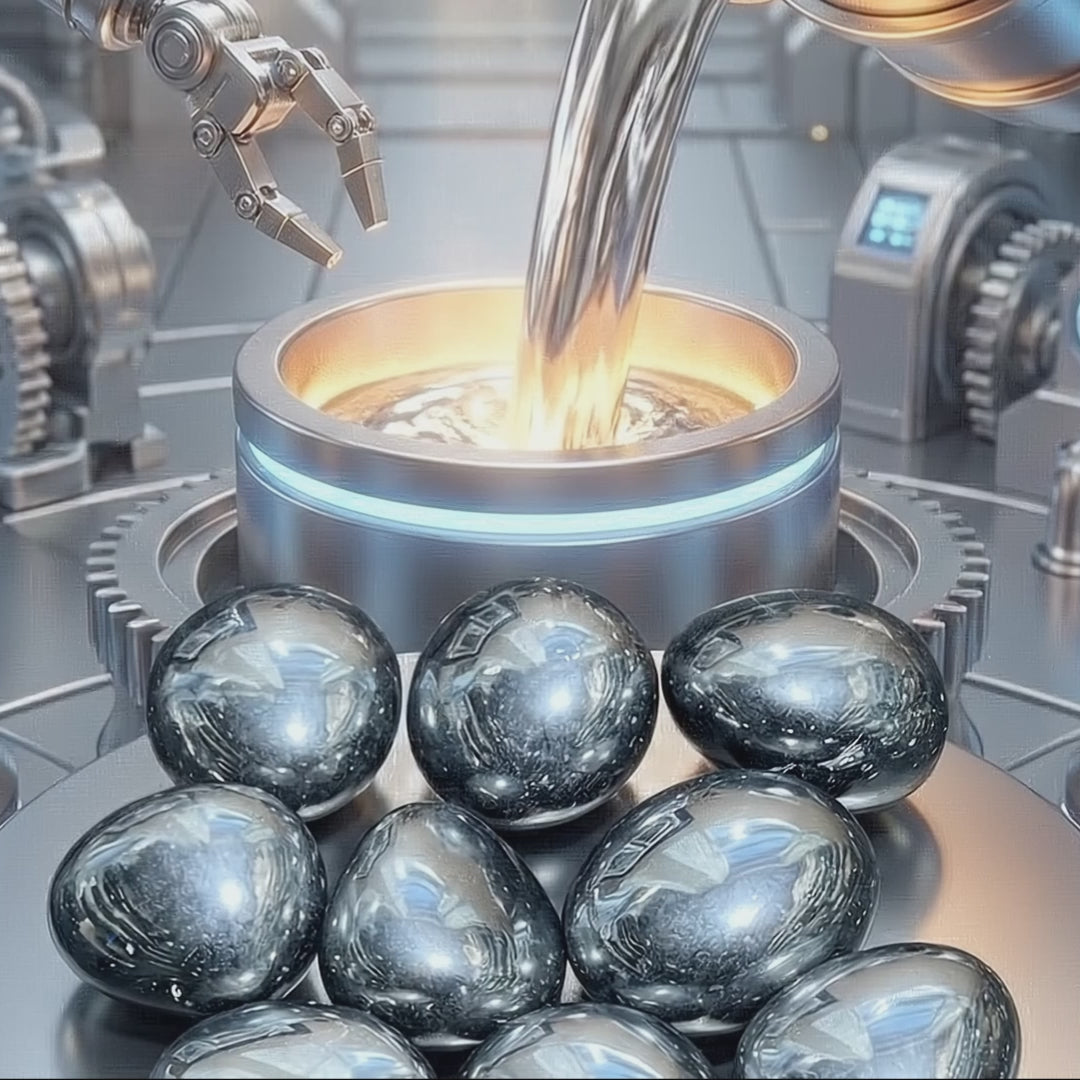 Large Silver Silicon Metaloid Terahertz Crystal Tumbled Stones (By The Piece Or Pound)