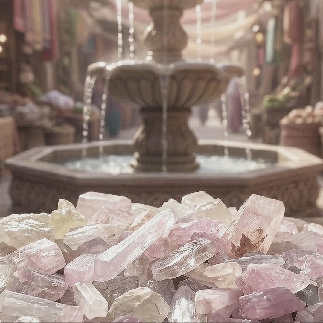 Kunzite Rough Raw Crystals (By The Ounce Or Pound)(UV Reactive)
