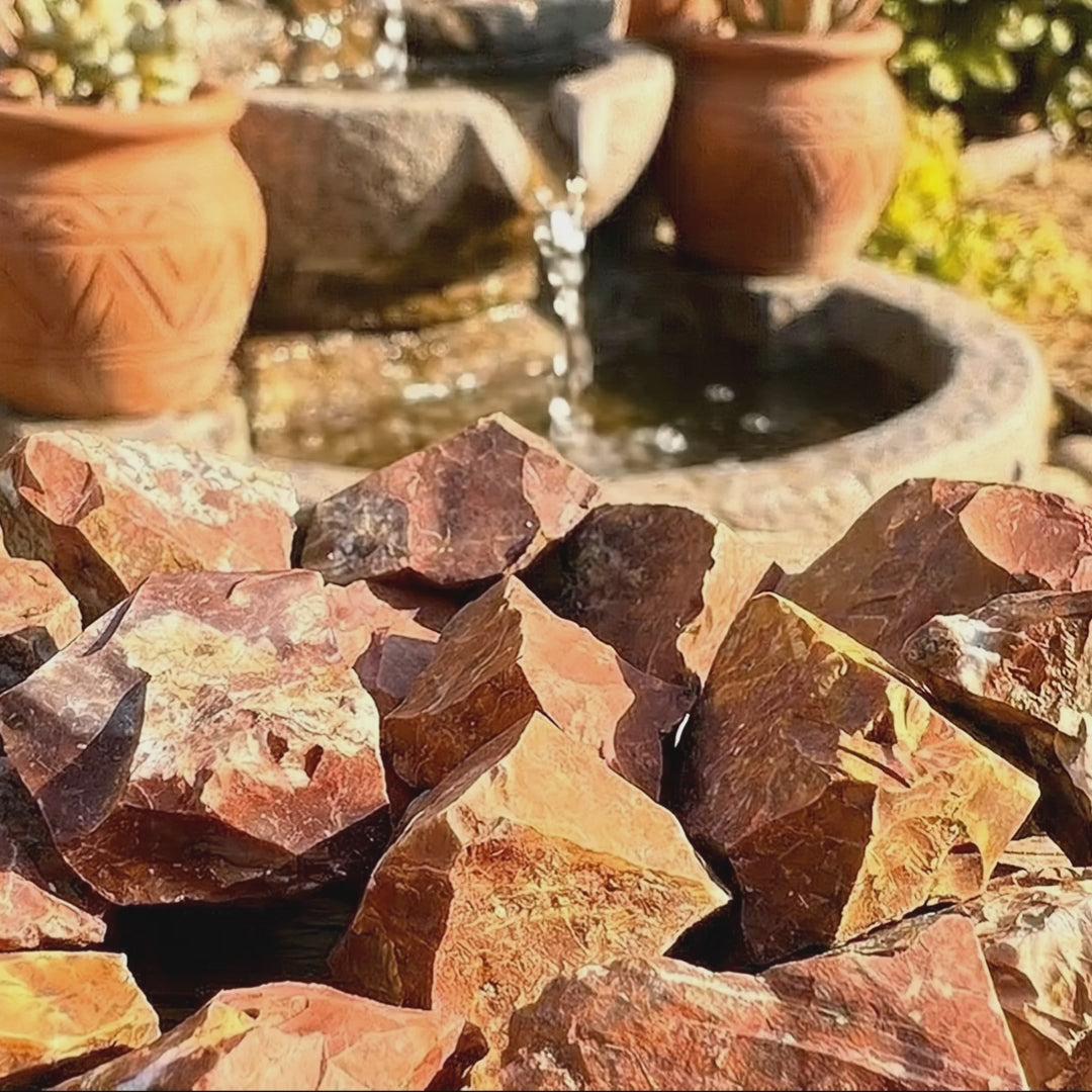 Red Kenyan Jasper Rough Raw Stones (By The Piece Or Pound)
