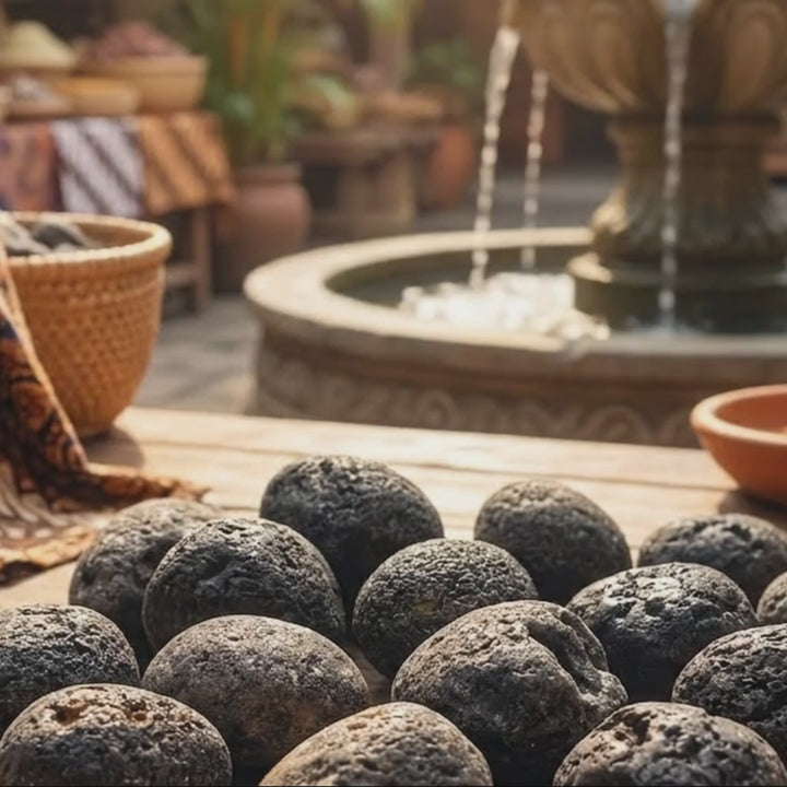 Agni Manitite Obsidian Naturally Rough Tumbled Stones