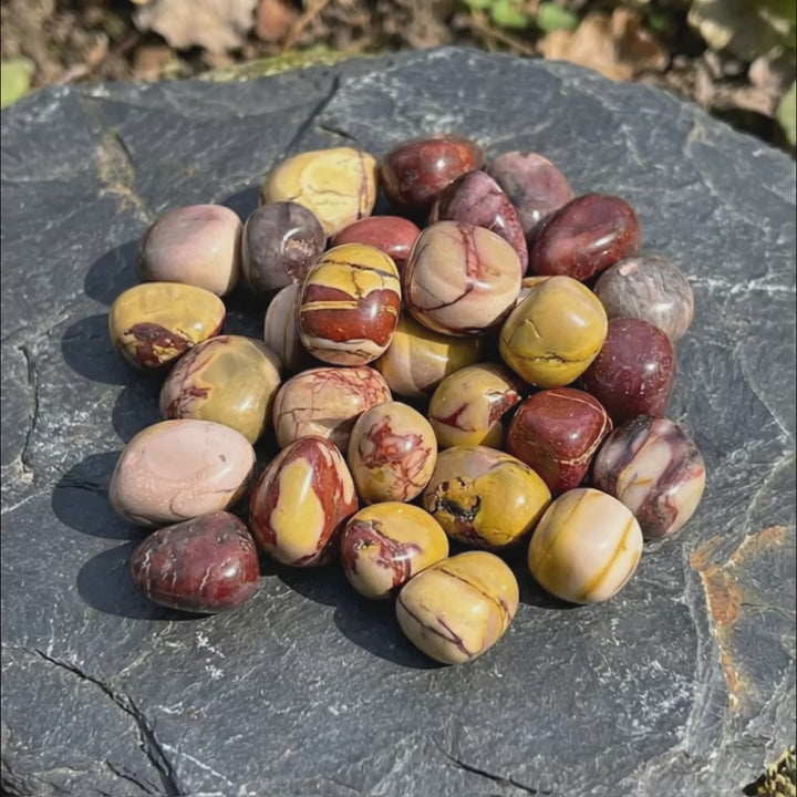 Australian Mookaite Jasper Tumbled Stones Mineral (By The Piece or Pound)