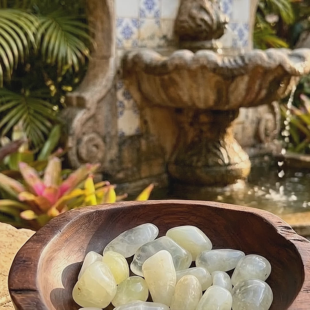 Yellow Quartz Crystal Tumbled Stones (By The Piece or Pound)