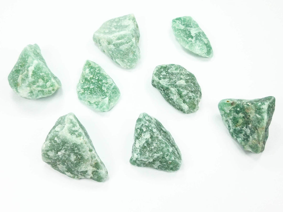 Bulk Wholesale Lot 1 Kilo ( 2.2 LBs) Rough Green Aventurine Crystals Raw Stones Gemstones