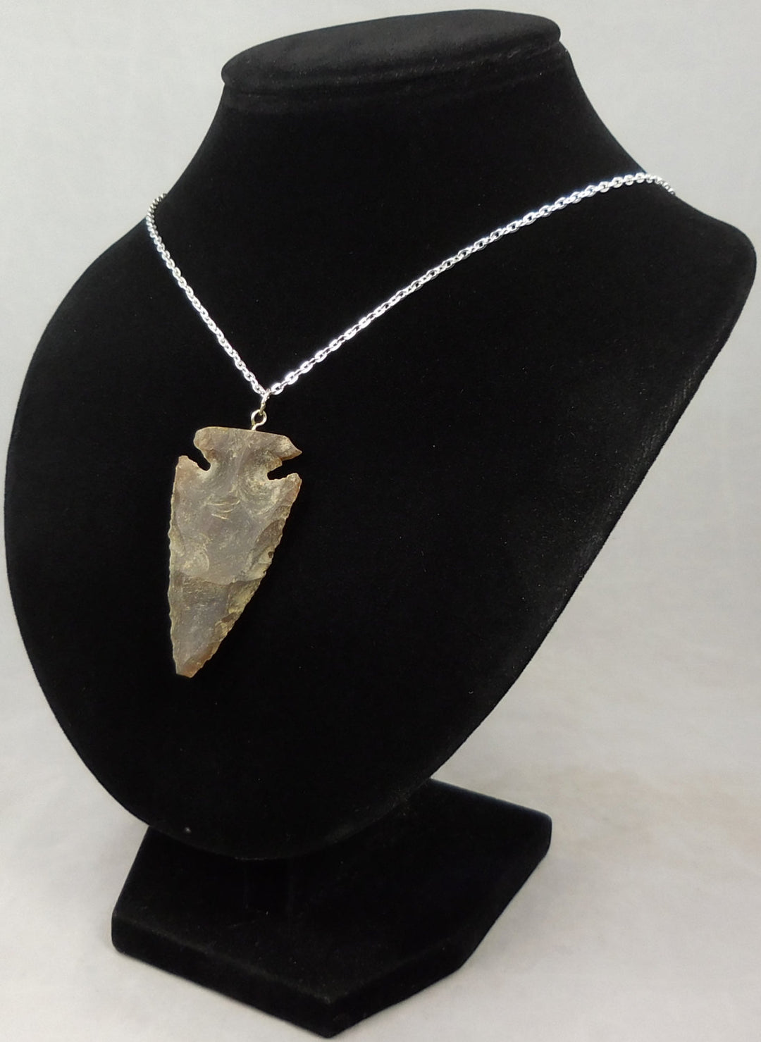 Jasper Arrowhead Necklace Pendant CR7 Carved Gemstone