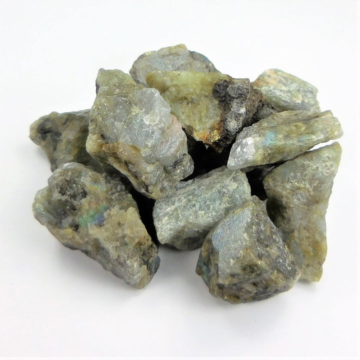 Bulk Wholesale Lot 1 LB Rough Labradorite Crystal One Pound Raw Stones Natural Gemstones