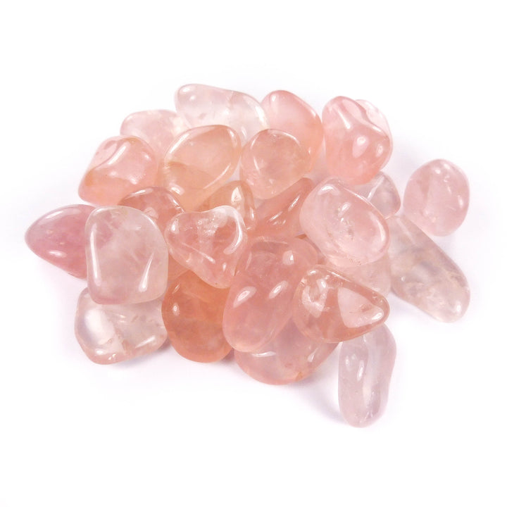 Gemmy Rose Quartz (1 Pc) Pink Tumbled Crystal