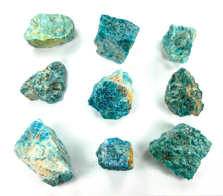 Blue Apatite (3 Pcs) Raw Crystal