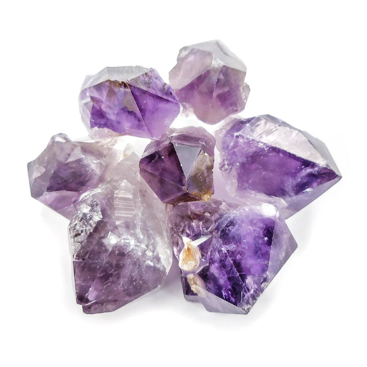 Large Dark Purple Amethyst Crystal Point (3 Pcs) Grade A  Natural Stone Gemstone