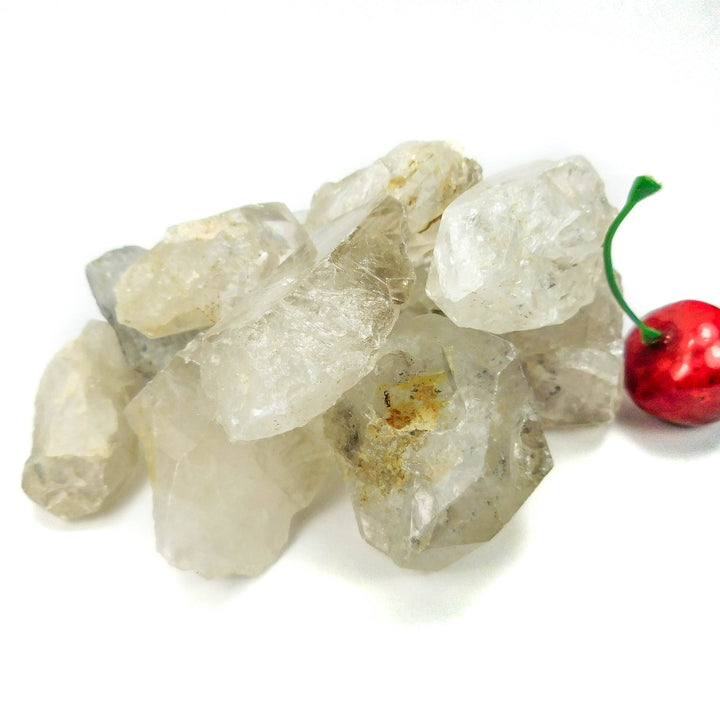 Bulk Wholesale Lot (1 LB) Tibetan Quartz Crystals - One Pound Raw Stones