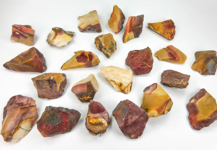 Bulk Wholesale Lot (1 LB) Mookaite Jasper - One Pound Raw Stones