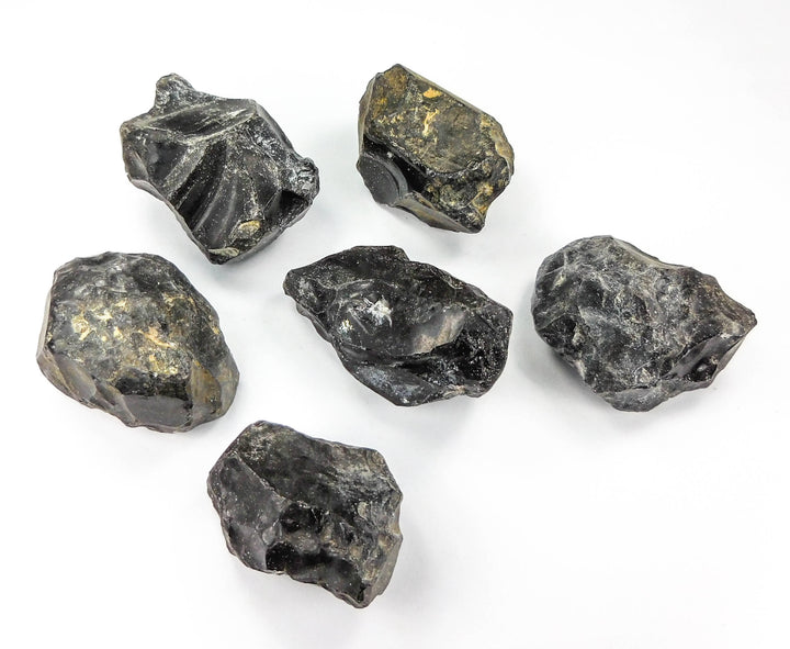 Obsidian (3 Pcs) Raw Black Volcanic Glass
