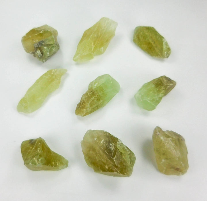 Bulk Wholesale Lot 1 LB Green Calcite One Pound Rough Raw Stones Natural Gemstones Crystals