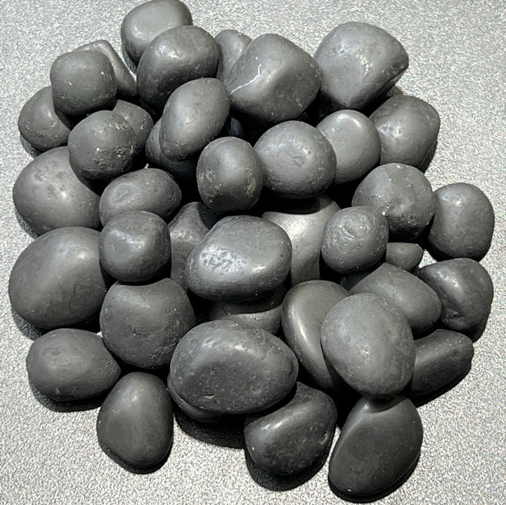 Black Tourmaline (1/2 lb) 8 oz Bulk Wholesale Lot - Half Pound Tumbled Polished Stones Natural Gemstones Crystals
