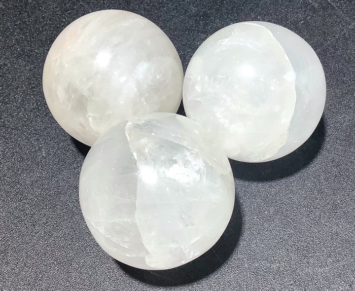 Wholesale Bulk Lot (3 Pcs) Quartz Crystal Balls Orbs Spheres