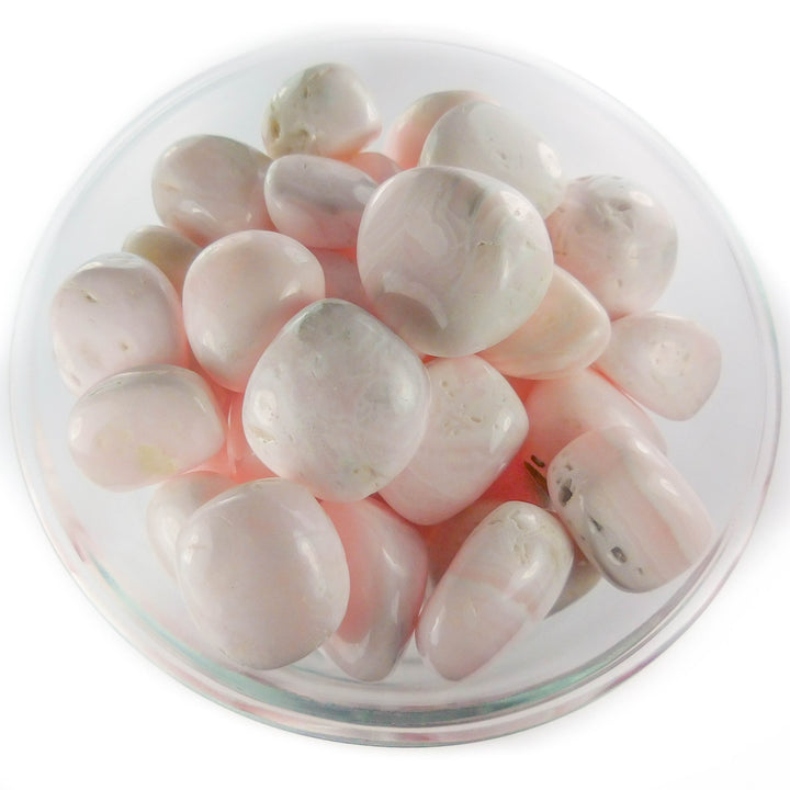 Pink Mangano Calcite (3 Pcs) Tumbled Gemstones