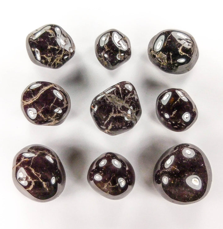 Cherry Garnet (3 Pcs) Tumbled Gemstone
