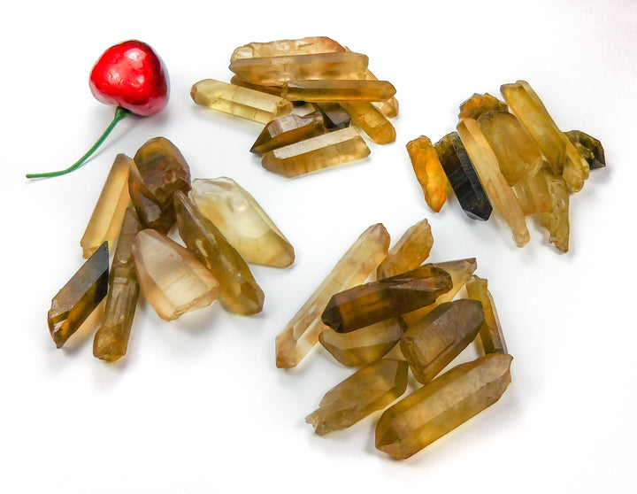 Bulk Wholesale Citrine Lot 50 Grams ( 10 to 15 pcs ) Natural Untreated Crystal Points from Congo Rough Raw Healing Crystals And Stones