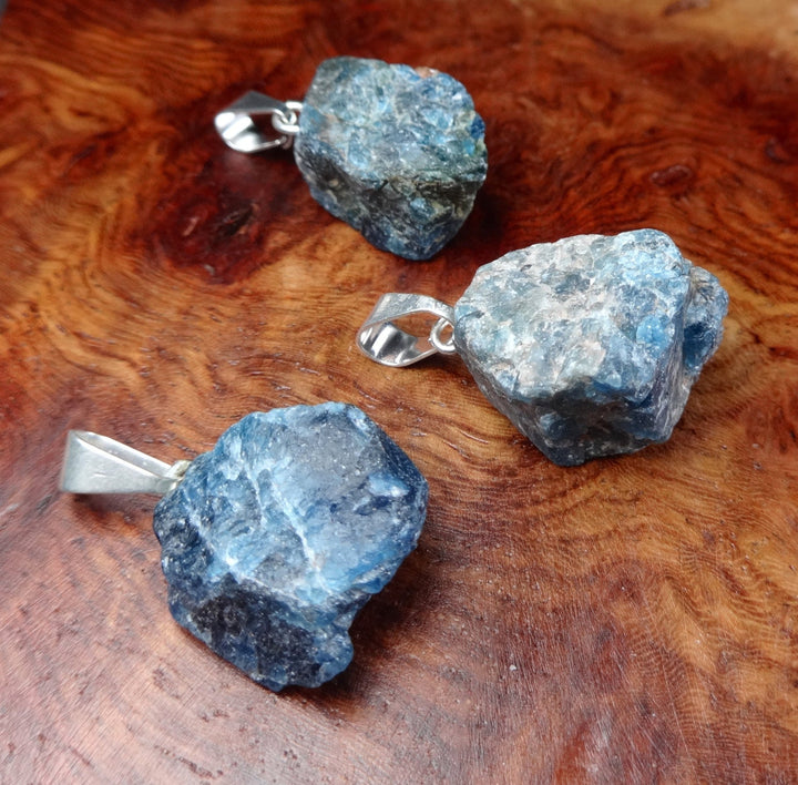 Apatite Necklace Pendant - Petite Gemstone