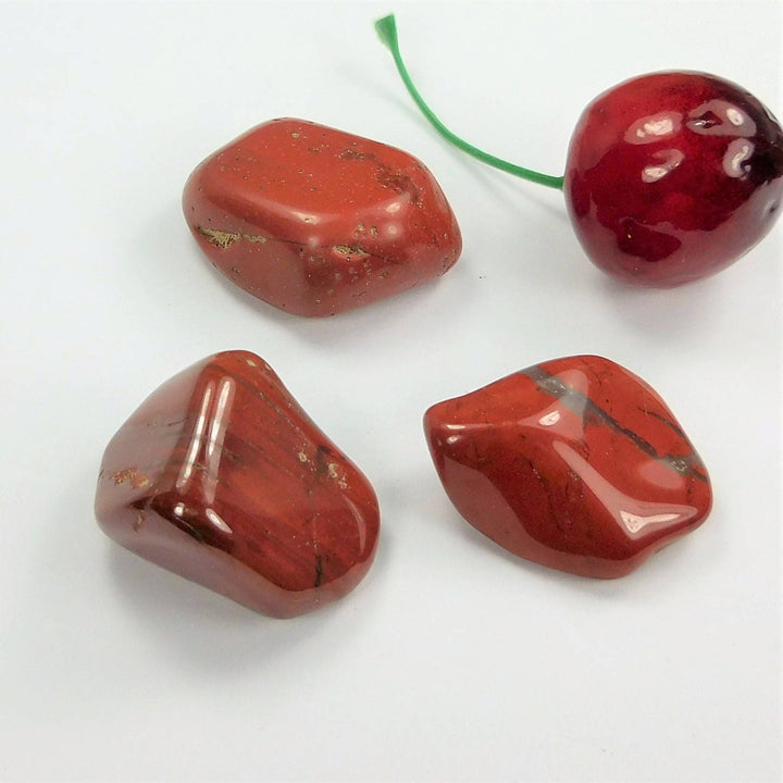 Tumbled Brecciated Red Jasper (1/2 lb) 8 oz Bulk Wholesale Lot Half Pound Polished Stones Natural Gemstones Crystals