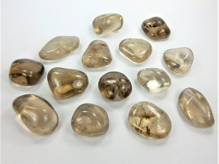 Smoky Quartz Crystal (3 Pcs) Tumbled Gemstones