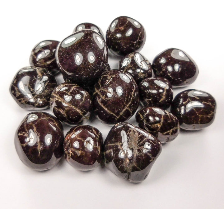 Cherry Garnet (3 Pcs) Tumbled Gemstone