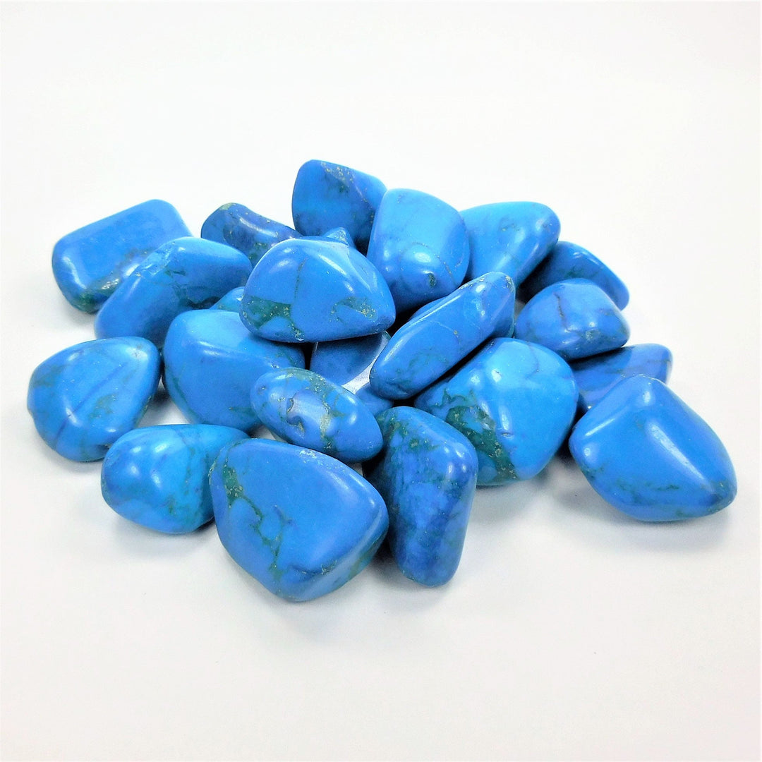 Turquoise Howlite (3 Pcs) Tumbled Gemstones CE5