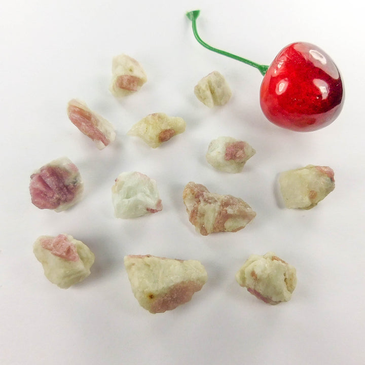 Bulk Wholesale Lot (1 LB) Rubellite Pink Tourmaline - One Pound Raw Stones