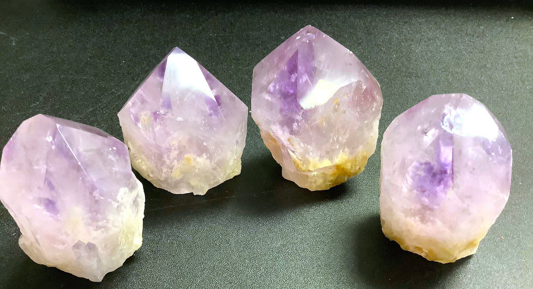Raw Amethyst Standing Crystal Point