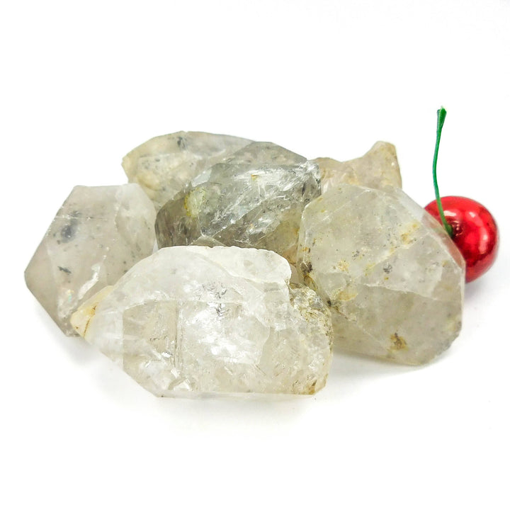 Bulk Wholesale Lot (1 LB) Tibetan Quartz Crystals - One Pound Raw Stones