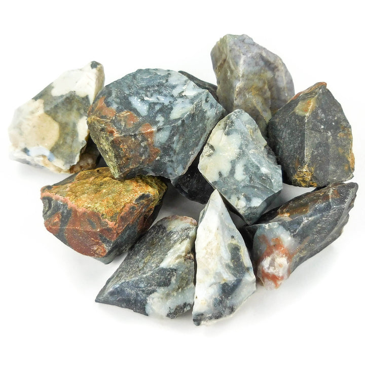 Bulk Wholesale Lot (1 LB) Blue Jasper - One Pound Raw Stones