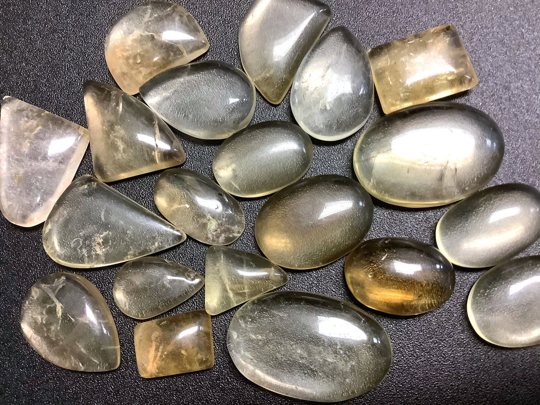 Bulk Wholesale Cabochon Lot (50 Grams) Citrine Crystal (3 to 6 pcs)