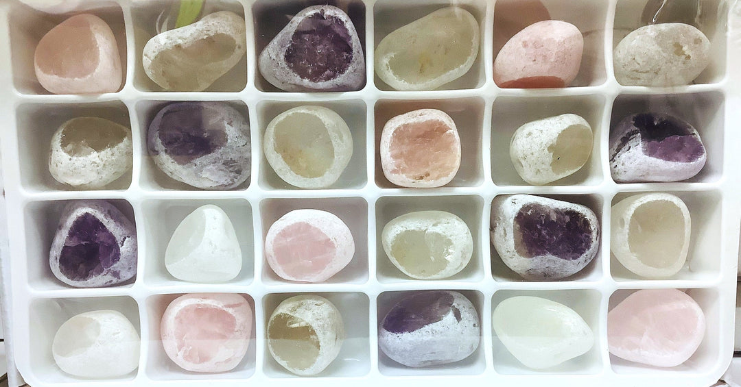 Bulk Wholesale Lot (24 Pcs) Emma Eggs Crystal Mix