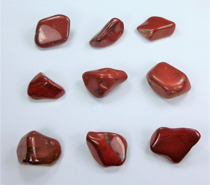Tumbled Brecciated Red Jasper (1/2 lb) 8 oz Bulk Wholesale Lot Half Pound Polished Stones Natural Gemstones Crystals