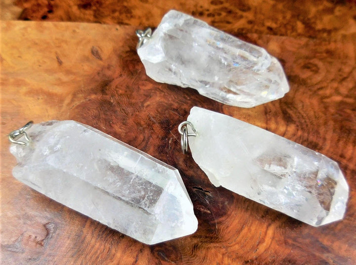 Raw Quartz Crystal Pendant Large Rough Clear Point Necklace Charm Healing Crystals and Stones Jewelry