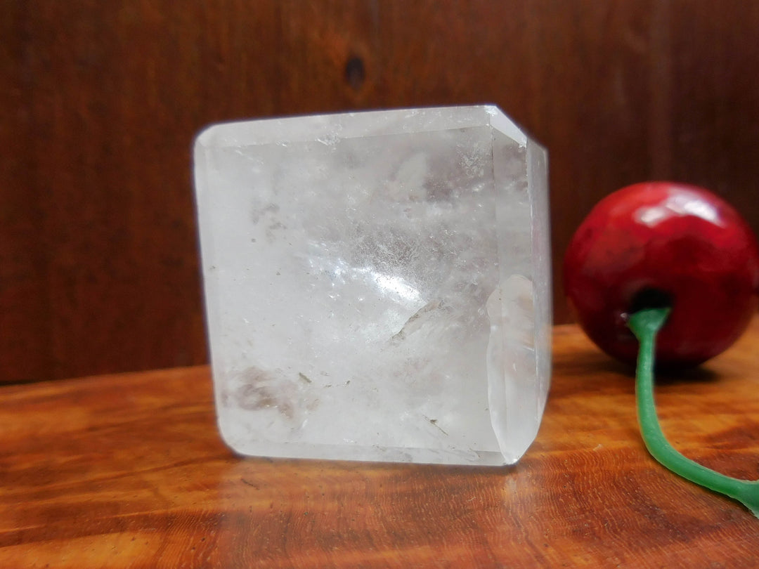 Quartz Crystal Cube - Carved Gemstone Block - Polished Stone Cubes