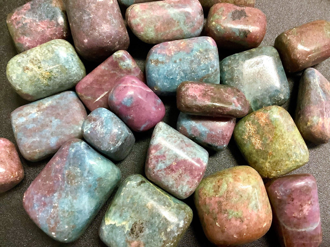 Bulk Wholesale Lot 1 Kilo (2.2 LBs) Ruby Kyanite - Tumbled Stones