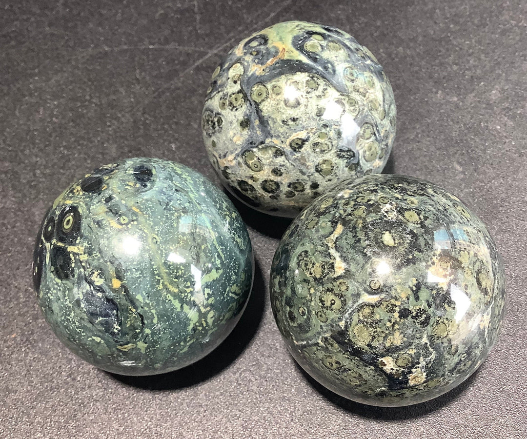 Wholesale Bulk Lot (3 Pcs) Kambaba JasperCrystal Balls Orbs Spheres