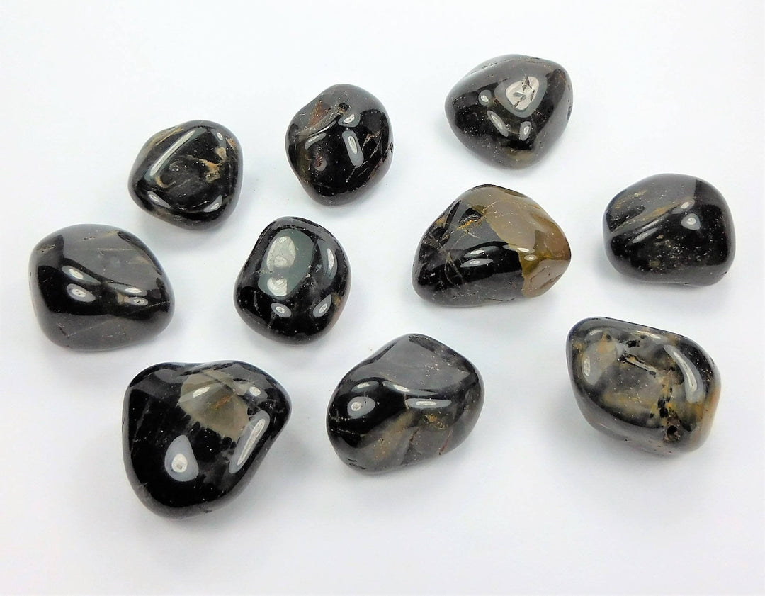 Bulk Wholesale Lot 1 LB - Black Onyx - One Pound Tumbled Polished Stones Natural Gemstones Crystals
