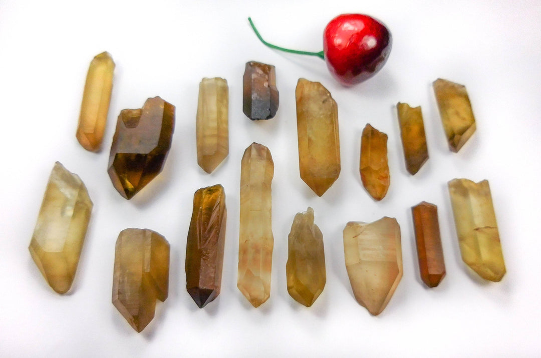 Bulk Wholesale Citrine Lot 50 Grams ( 10 to 15 pcs ) Natural Untreated Crystal Points from Congo Rough Raw Healing Crystals And Stones